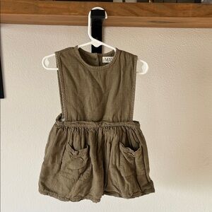 Mavi Kids Casual Dress in Olive